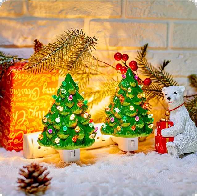 Ceramic Christmas Tree Night Light Review
