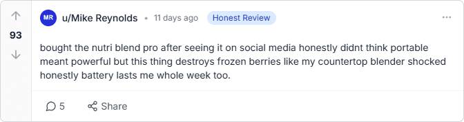 reddit review