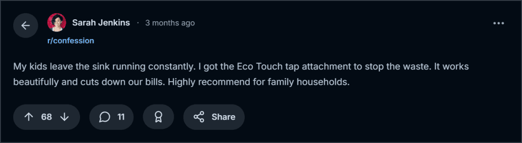 EcoTouch Reddit Reviews