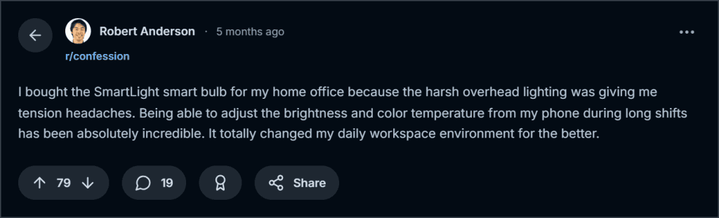 SmartLight Reddit Reviews