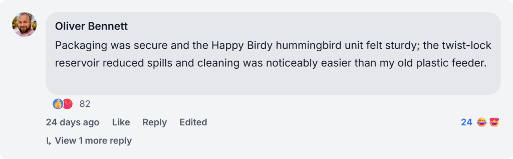 Happy Birdy HumHum Feeder Reviews