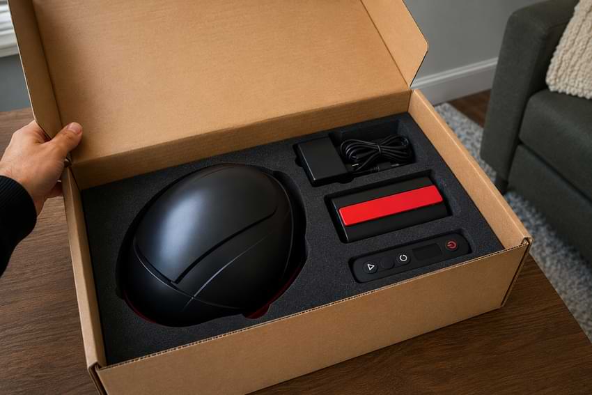 iRESTORE Elite LED helmet