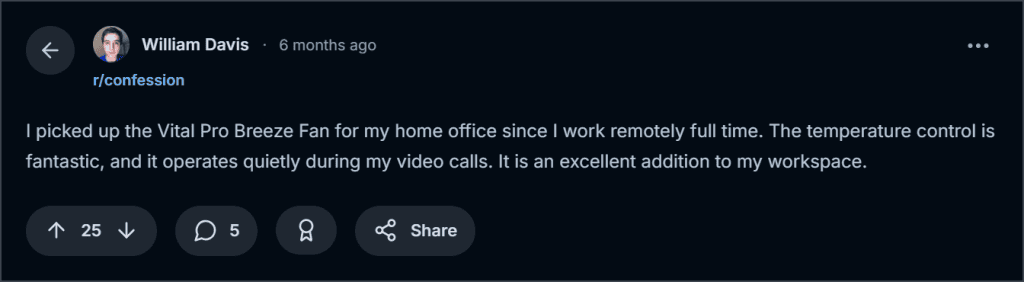 Vital Pro Breeze Reddit Reviews