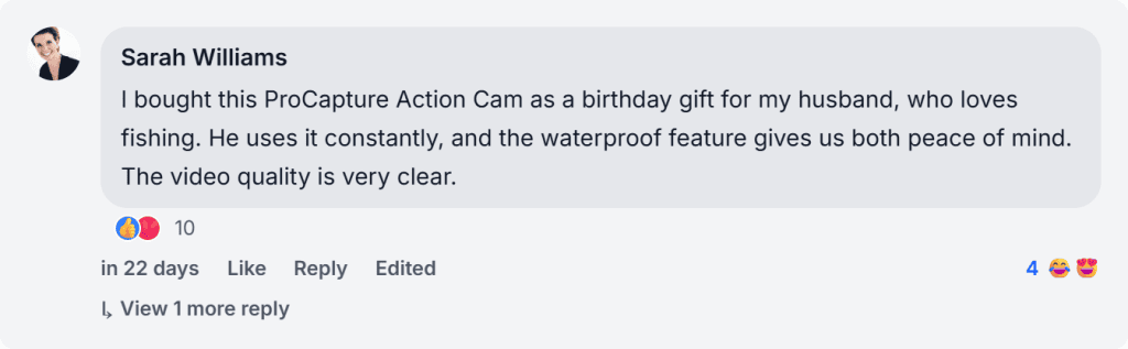 Pro Capture Camera Facebook Reviews