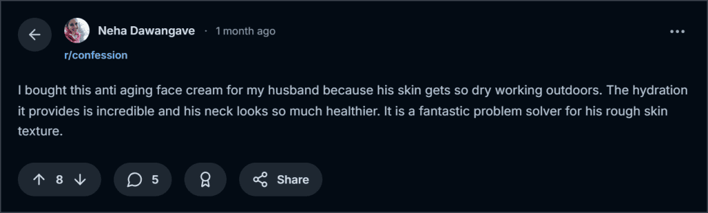 Vital Promise Anti-Wrinkle Cream Reddit Reviews