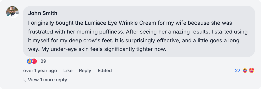 Lumiace Facebook Reviews