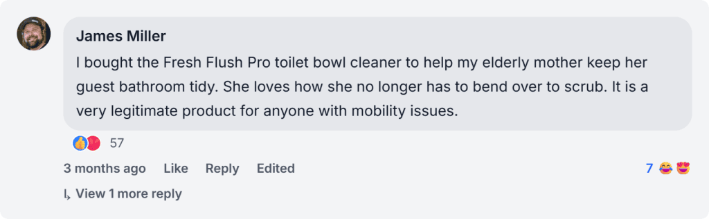 Fresh Flush Pro Facebook Reviews