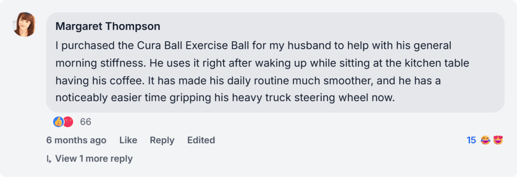CuraBall Facebook Reviews