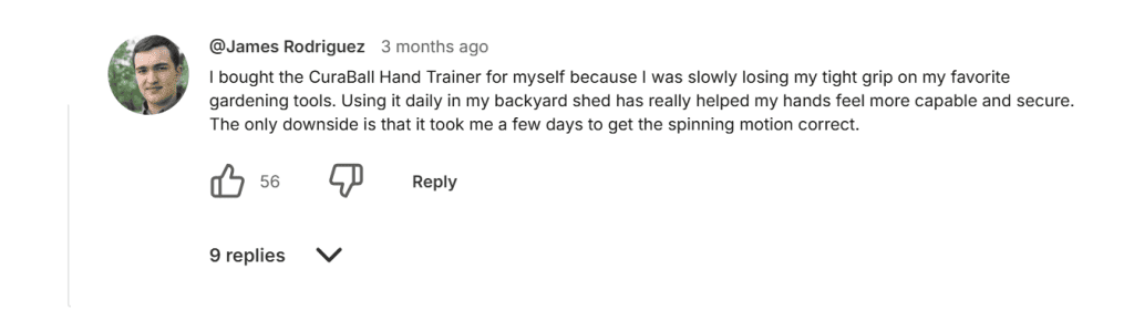 CuraBall Youtube Reviews