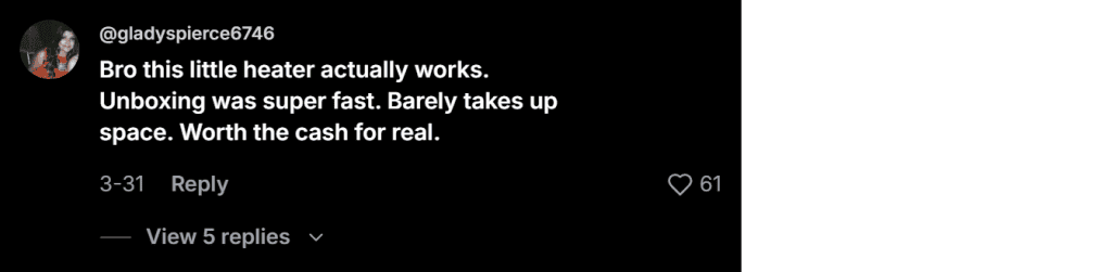 QuikHeat Pro Tiktok Reviews
