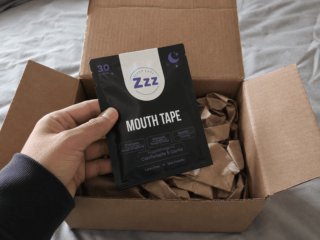 unboxing Sleep Ease Mouth Tape Reviews
